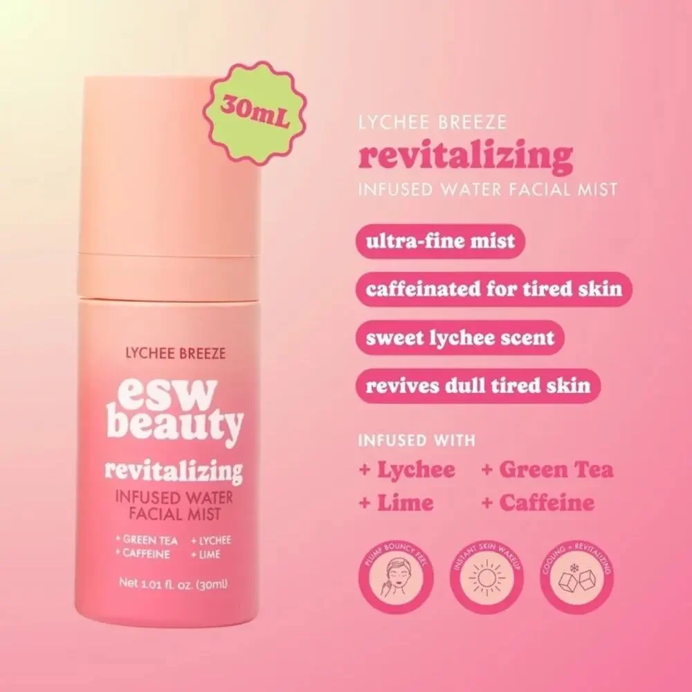 ESW Beauty Facial Mist Mini Duo Kit — Lychee Breeze + Coconut Dreams — 30ml NEW!